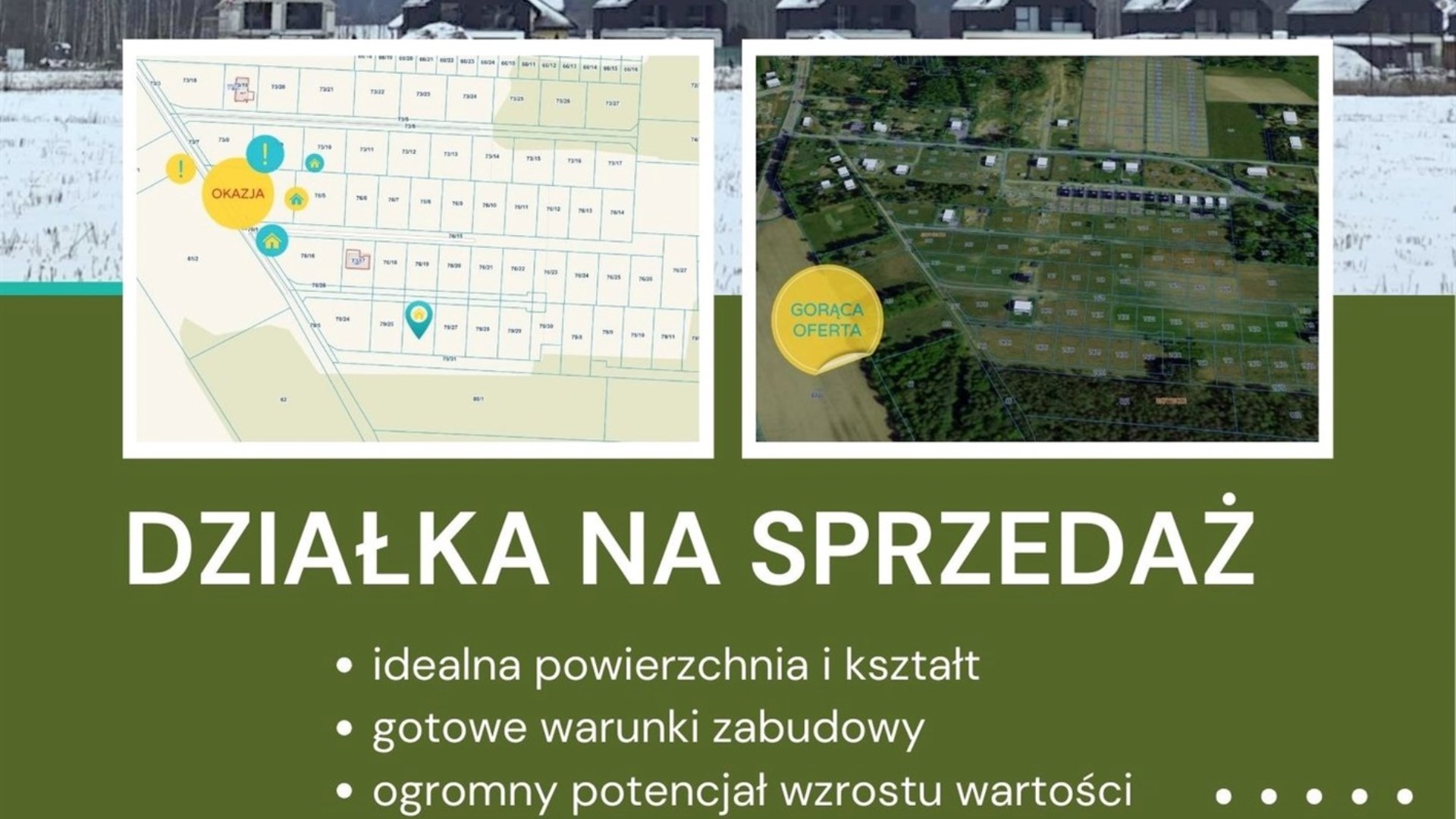 Działka na sprzedaż